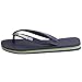 Havaianas Women's Brazil Logo Flip Flop Sandal, Navy Blue, 9