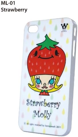 Sigema Armour IMD x Molly case for iPhone 4 / 4S - Strawberry (ML-01) include screen protector