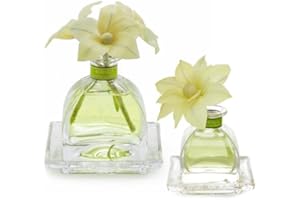 AGRARIA AirEssence & PetiteEssence Flower and Reed Diffuser Set, Luxury Home Scents Diffuser, Scented Oil Reed Diffuser, Flower and Reed Diffuser Gift Set for All Occasions