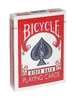 Bicycle Cards - Poker Cards - Red Cards Bicycle Rider Back