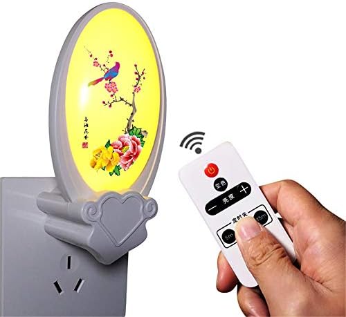 Small Table Lamp Intelligent Remote Control Led Night Light Change Toned Light Timed Night Light Bedroom Bedside Night Light Sleep Light 1w 220v [Energy Class A]