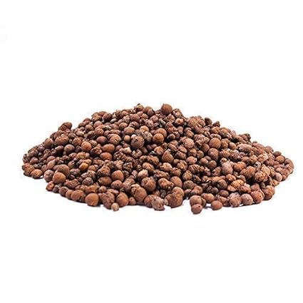 Cultivalley 50L Blähton 4-8mm • Hochwertiges Hydrokultur Ton-Granulat Rund & Grob • Perfekt für Topfpflanzen als Pflanzton & 