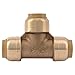 SharkBite U374LFA Plumbing Fitting, 1 inch x 1 inch x 1 inch, Brass primary