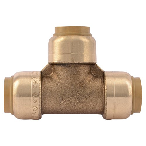 SharkBite U374LFA Plumbing Fitting, 1 inch x 1 inch x 1 inch, Brass