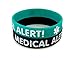 Child Epilepsy and Seizures Silicone Medical Bands - 2 Pc Set