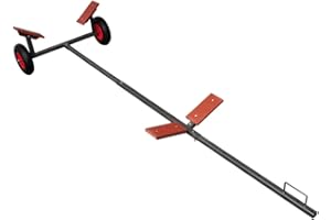 GOLINPEILO Adjustable Boat Trailer, 352.74 lb Load Capacity, Stainless Steel Boat Launching Wheels Hand Dolly for Small Infla