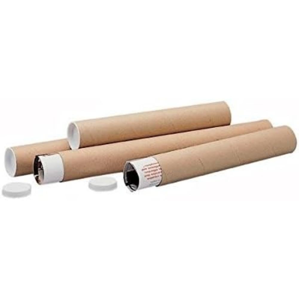LSM 220418 970 x 100 mm Postal Tube - Brown (Pack of 5)