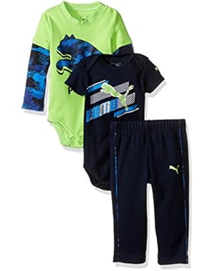 Baby Boys' 3-Piece Slider Bodysuit Set