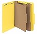 Smead 100% Recycled Pressboard Classification File Folder, 2 Dividers, 2