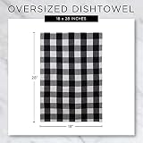 DII Foodie Kitchen Dish Towels & Dish Cloths Set Lime Green Ultra Absorbent 5pc view 9