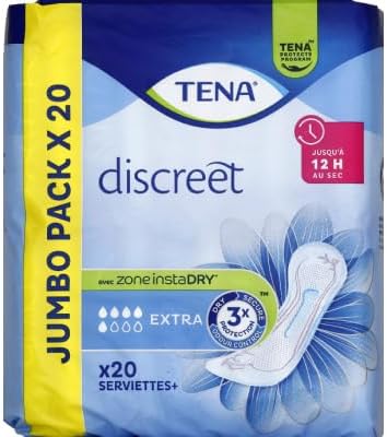 TENA Discreet Extra Absorbent Pads Pack of 20 Women