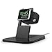 Twelve South HiRise stand for Apple Watch, black | Metal charging dock for Apple Watch