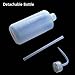 2 Pcs Wash Bottle, Rbenxia 500ML Economy Plastic Soap Holder Safety Squeeze Bottle Supply for Medical Label Tattoo Lab Tip Liquid Storage Watering Tools