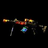 Fun Central BC524 22 Inches LED Special Ops Rifle, Led Light Up Toy Gun, Led Light Blaster, Toy Gun with Lights
