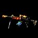 Fun Central BC524 22 Inches LED Special Ops Rifle, Led Light Up Toy Gun, Led Light Blaster, Toy Gun with Lights