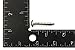 80 Piece Truss Head Screw Set for Dock Bumper Installation Marine Grade Stainless Steel 10 x 1-1/4 Inches SS