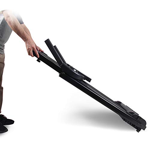 OUTDOOR DIAMOND 50\'\'Folding Treadmill Easy Assembly Fitness Motorized Running Machine LCD Display Hi-Fi Audio 2.0 HP Power-Low Noise for Home Use with Massager Belt