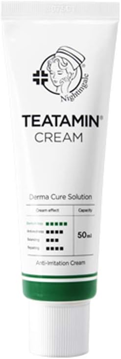 [Nightingale]Derma Cure Solution Teatamin Cream 50ml Quick Acne Skin Trouble Healing Cream