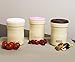Bonke Snack Container - Leak Proof - BPA Free Plastic - 12 Oz Food jar - Perfect Baby, Girls, Boys, Kids lunch container - Fruits, Food storage containers - 1 Year Guarantee, Brown