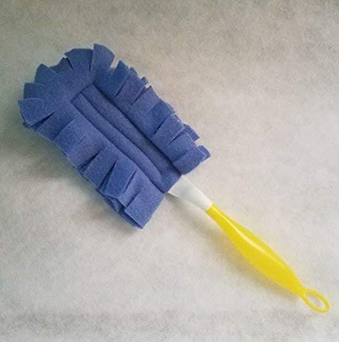 BLUE fleece Duster refill replacement, washable, reusable, eco-friendly