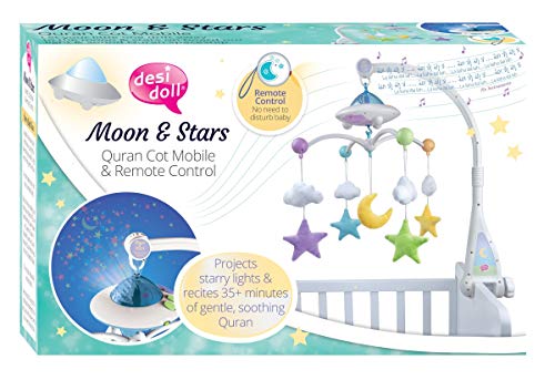 moon and stars cot mobile