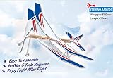 Sky Touch II Rubber Band Elastic Powered Glider Plane Kit Flying Model Toy by Amazona's presentz