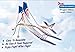 Sky Touch II Rubber Band Elastic Powered Glider Plane Kit Flying Model Toy by Amazona's presentz