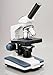 AmScope M620B-3M Digital Compound Monocular Microscope, WF10x and WF20x Eyepieces, 40x-2000x Magnification, Brightfield, LED Illumination, Abbe Condenser, Mechanical Stage, 110V, Includes 3MP Camera with Reduction Lens and Software