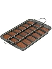 Chicago Metallic Professional Slice Solutions Brownie Pan, 9-Inch-by-13-Inch