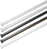 Amazon Basics Extendable Shower Curtain Pole 107 to 185 cm Black view 3