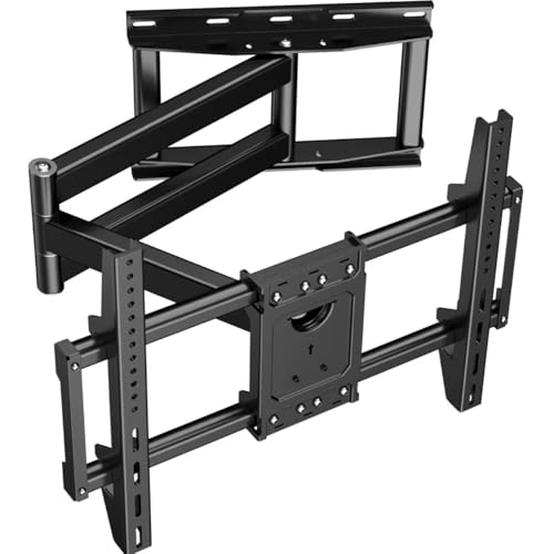 JXMTSPW Soporte Pared para TV de 32-80 Pulgadas, Soporte TV Pantallas con Giratorio e Inclinable, VESA Máx 600x400 mm,Soporta hasta 60 kg,Soporte Television Pared con Articulado Brazo y Rotación