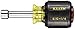 Klein Tools 610-1/4 1/4-Inch Stubby Nut Driver, Made in USA, 1-1/2-Inch Hollow Shaft and Cushion Grip Handle