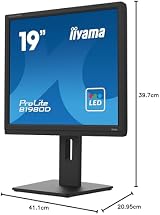 iiyama Prolite B1980D-B5 19 inch LCD SXGA Monitor view 10