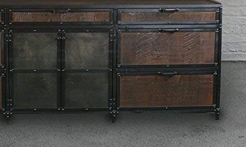 Amazon Com Industrial Reclaimed Wood And Steel File Cabinet