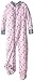 New Jammies Little Girls' Toddler Zippered Footie Pajamas, Ballerina Slippers, 3T