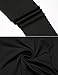 Ekouaer Womens High Waist Leggings with Ruffle Hem, Black, X-Large