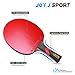 Professional Table Tennis Racket with Case, ITTF Approved Pingpong Racket Paddle with 9-Ply Wood and 8 Layers Carbon Blade
