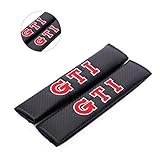 Amooca 2pcs GTI VW Volkswagen Carbon Fiber Car Styling Accessories Seat Belt Shoulders Pad Truck Cover B5 B6 MK4 MK5 MK6 Golf Polo PASSAT SAGITAR Jetta CC MAGOTAN Scirocco Eos