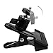 Patuo Tripod Camera Clip Clamp Flash Holder Mount w/ 360 Swivel Photography Ball-Head 1/4