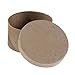 Darice Paper Mache Box Round 4 x 4 x 2 inch (6-Pack) 2833-33