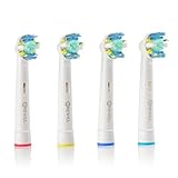 Corewill Toothbrush Replacement Heads Floss Action for Oral-B Electric Toothbrush Handles (8count)