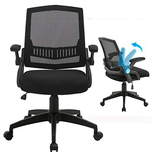 Office Chairs, MidBack Computer Desk Chairs With Ergonomic Back