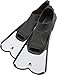 Cressi Light Fin Pool and Training Short Blade Closed Foot Fins, Adult (White, EU 45-46, US Mens 11-12, US Ladies 12-13)