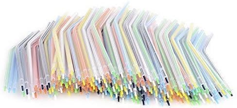 TT Dental 200 PCS Colorful Disposable Dental Spray Nozzle Tips for 3-Way Air Water Syringe