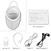 Sunvito Ultra Small Bluetooth 4.0 Headset Headphone Earphone Mini Invisible In-ear wireless Headphones Support Hands-free Calling For Smartphones with Bluetooth (White)