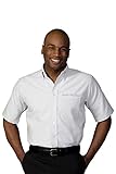 Edwards Garment Men's Performance Short Sleeve Wrinkle Resistant Oxford Shirt