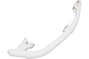 SPYMINNPOO Easy Breath Diving Snorkel, Dual Function Wet Dry Snorkel for Freediving and Snorkeling, with Tongue Dragging Bite