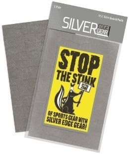 Silver Edge Gear Silver Lined Shin Guard Pads for Field Hockey