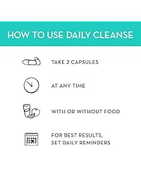 HUM Nutrition - Limpiador diario, 60 cápsulas veganas