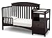 Delta Children Abby Convertible Crib and Changer, Dark Chocolate